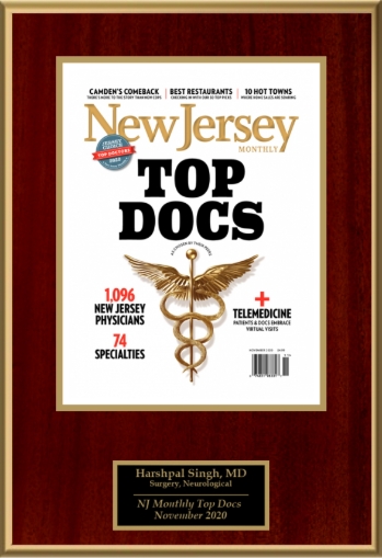 Harshpal Singh, MD - New Jersey Top Docs Award